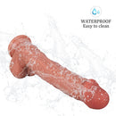 10.04in Skin Feeling Real Soft Dildo Female Sex Toy With Sucker