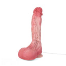 10.12in Couple Sex Game Toy Dual Density Silicone Ejaculating Dildo