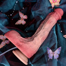 10.12in Couple Sex Game Toy Dual Density Silicone Ejaculating Dildo