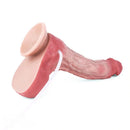 10.12in Couple Sex Game Toy Dual Density Silicone Ejaculating Dildo