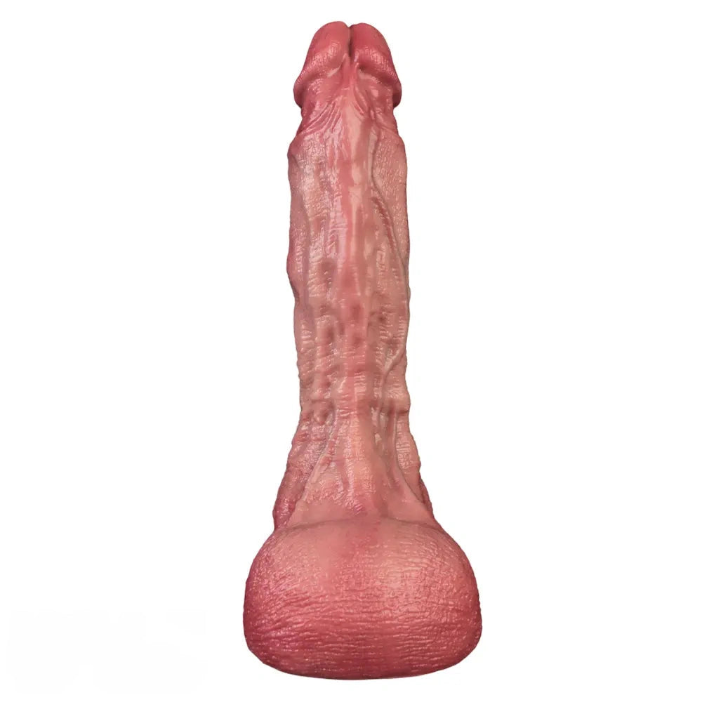 10.12in Double-layer Liquid Silicone Skin-like Soft Big Lifelike Male Dildo