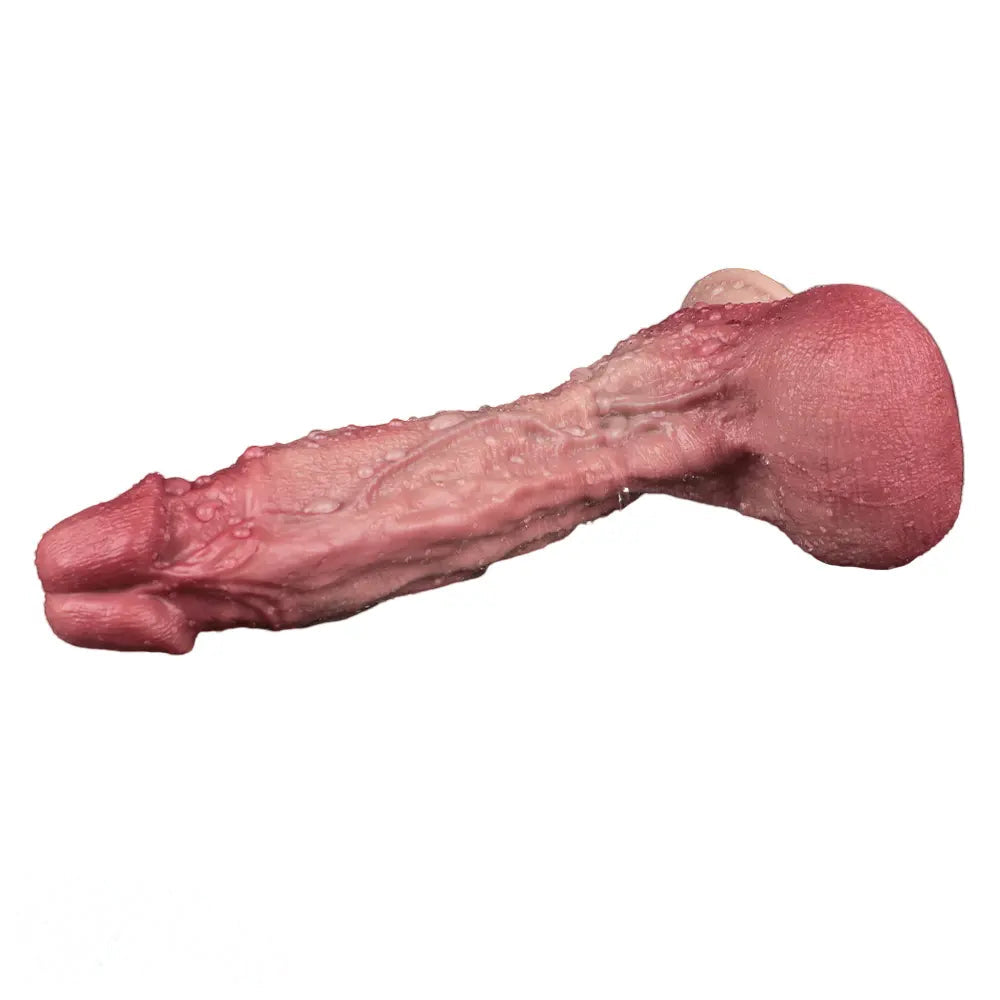 10.12in Double-layer Liquid Silicone Skin-like Soft Big Lifelike Male Dildo