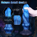 10.15in Double Layer Three Heads Silicone Knot Dildo For Women Men