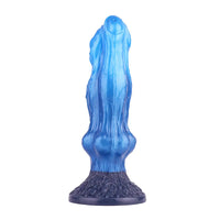 10.15in Double Layer Three Heads Silicone Knot Dildo For Women Men