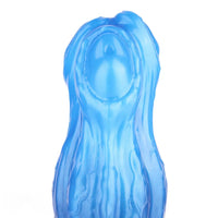 10.15in Double Layer Three Heads Silicone Knot Dildo For Women Men