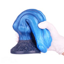 10.15in Double Layer Three Heads Silicone Knot Dildo For Women Men