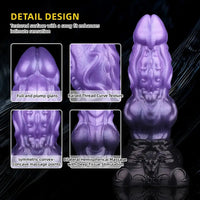 10.15in Dual Density Silicone Knot Monster Dildo G-Spot Anal Love Gift