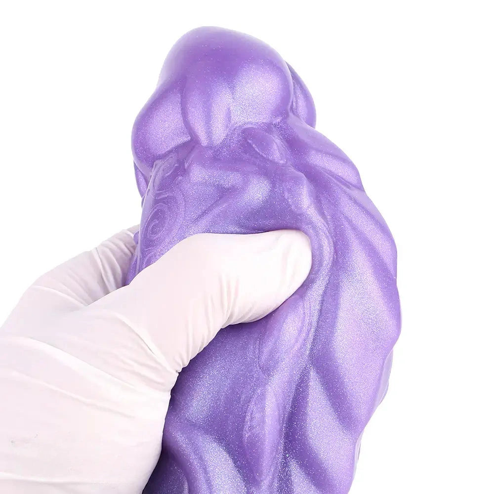 10.15in Dual Density Silicone Knot Monster Dildo G-Spot Anal Love Gift