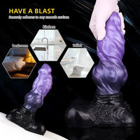 10.15in Dual Density Silicone Knot Monster Dildo G-Spot Anal Love Gift