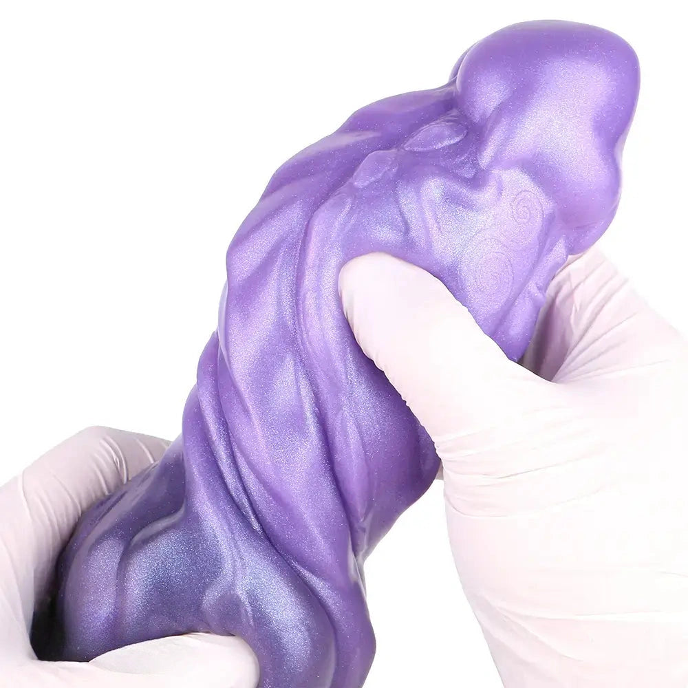 10.15in Dual Density Silicone Knot Monster Dildo G-Spot Anal Love Gift