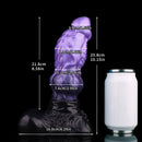 10.15in Dual Density Silicone Knot Monster Dildo G-Spot Anal Love Gift