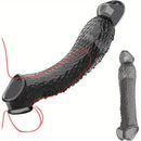 10.16in Penis Cocking Realistic Dildo Penis Sleeve For Girth Enhance Sleeve