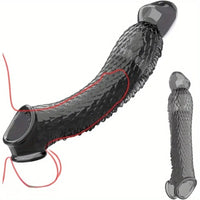 10.16in Penis Cocking Realistic Dildo Penis Sleeve For Girth Enhance Sleeve