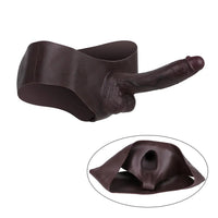10.1in Hollow Strap on Dildo Panty For G-Spot Vaginal & Anal Stimulation