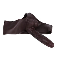 10.1in Hollow Strap on Dildo Panty For G-Spot Vaginal & Anal Stimulation