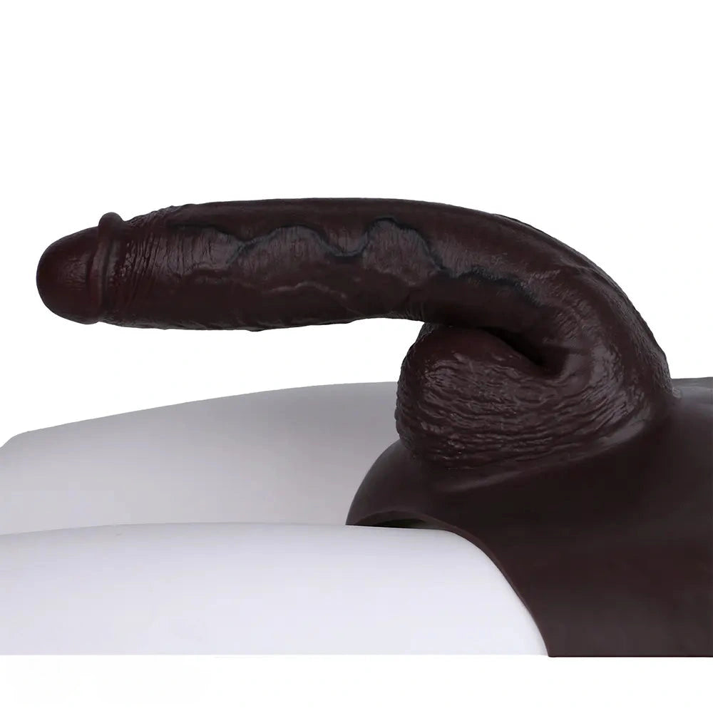 10.1in Hollow Strap on Dildo Panty For G-Spot Vaginal & Anal Stimulation
