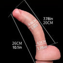 10.1in Realistic Large Silicone Soft Anal Dildo For Adult Couple Flirting