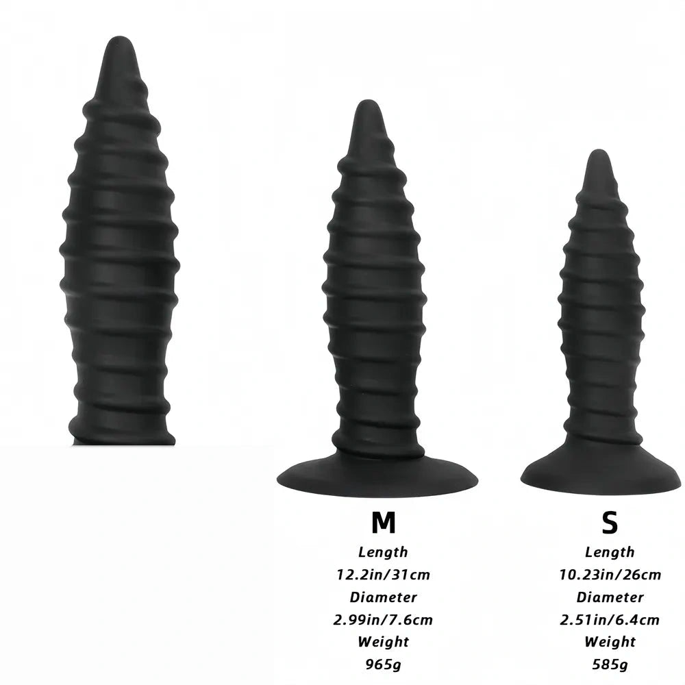 10.23in 12.2in 14.17in Extra Large Long Silicone Tip Anal Plug Dildo