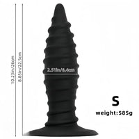10.23in 12.2in 14.17in Extra Large Long Silicone Tip Anal Plug Dildo