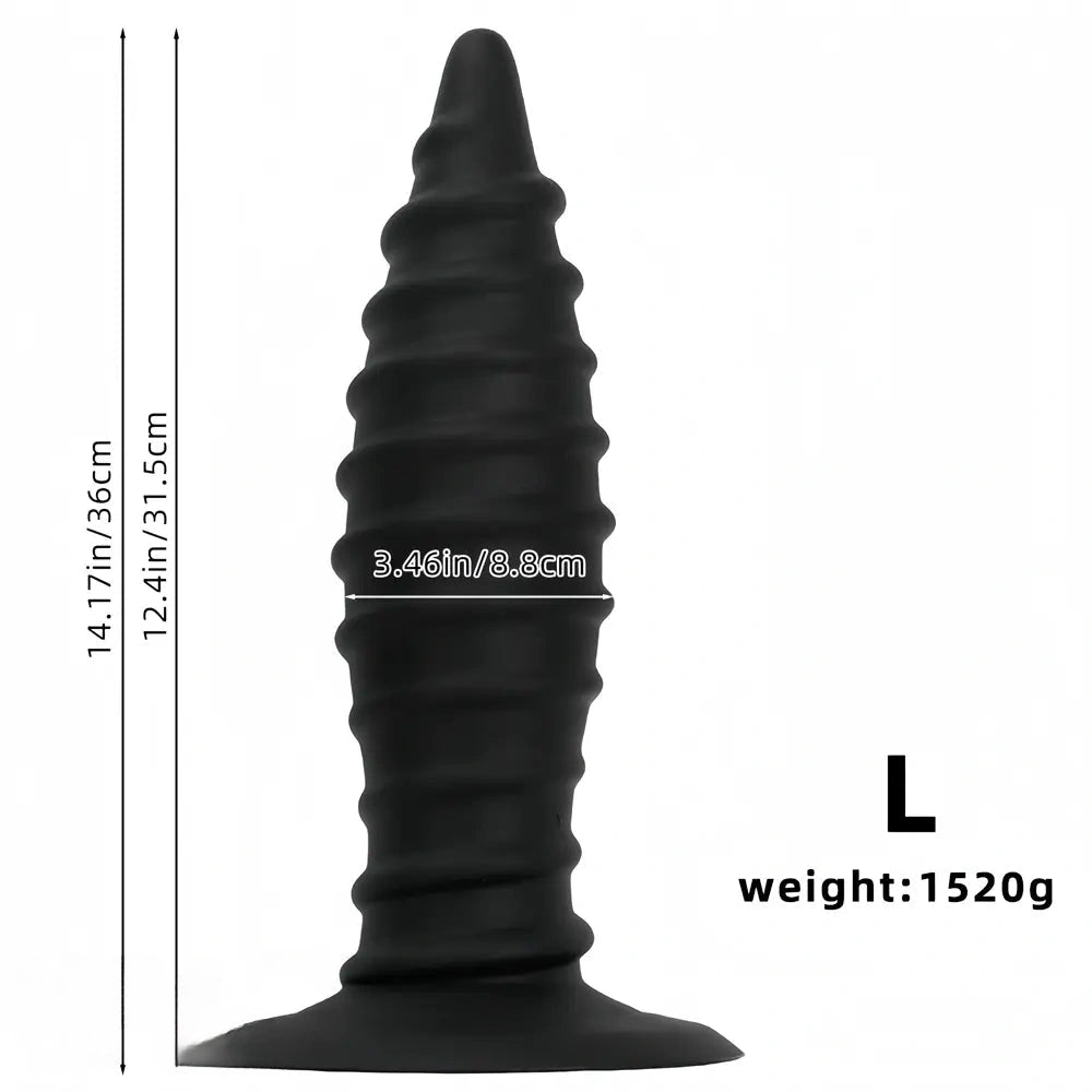 10.23in 12.2in 14.17in Extra Large Long Silicone Tip Anal Plug Dildo