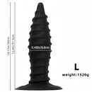 10.23in 12.2in 14.17in Extra Large Long Silicone Tip Anal Plug Dildo