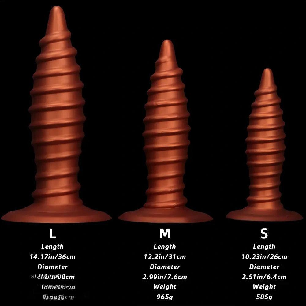 10.23in 12.2in 14.17in Extra Large Long Silicone Tip Anal Plug Dildo