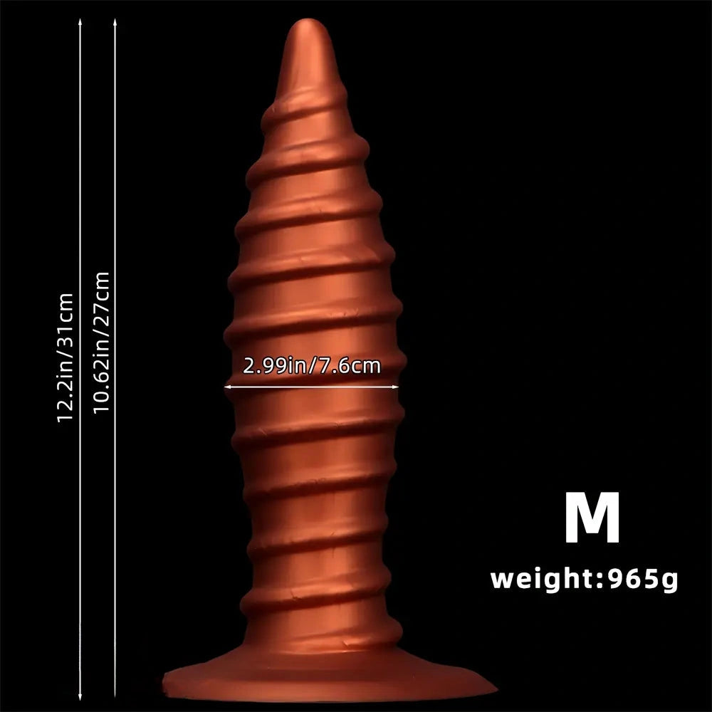 10.23in 12.2in 14.17in Extra Large Long Silicone Tip Anal Plug Dildo