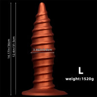 10.23in 12.2in 14.17in Extra Large Long Silicone Tip Anal Plug Dildo