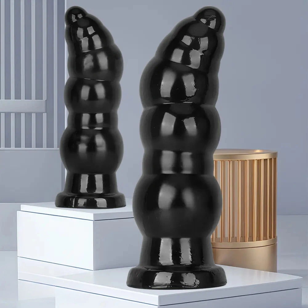 10.23in 14.56in Giant Penis Butt Plug Small Head PVC Fantasy Thick Dildo