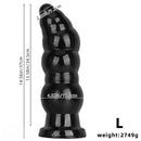 10.23in 14.56in Giant Penis Butt Plug Small Head PVC Fantasy Thick Dildo