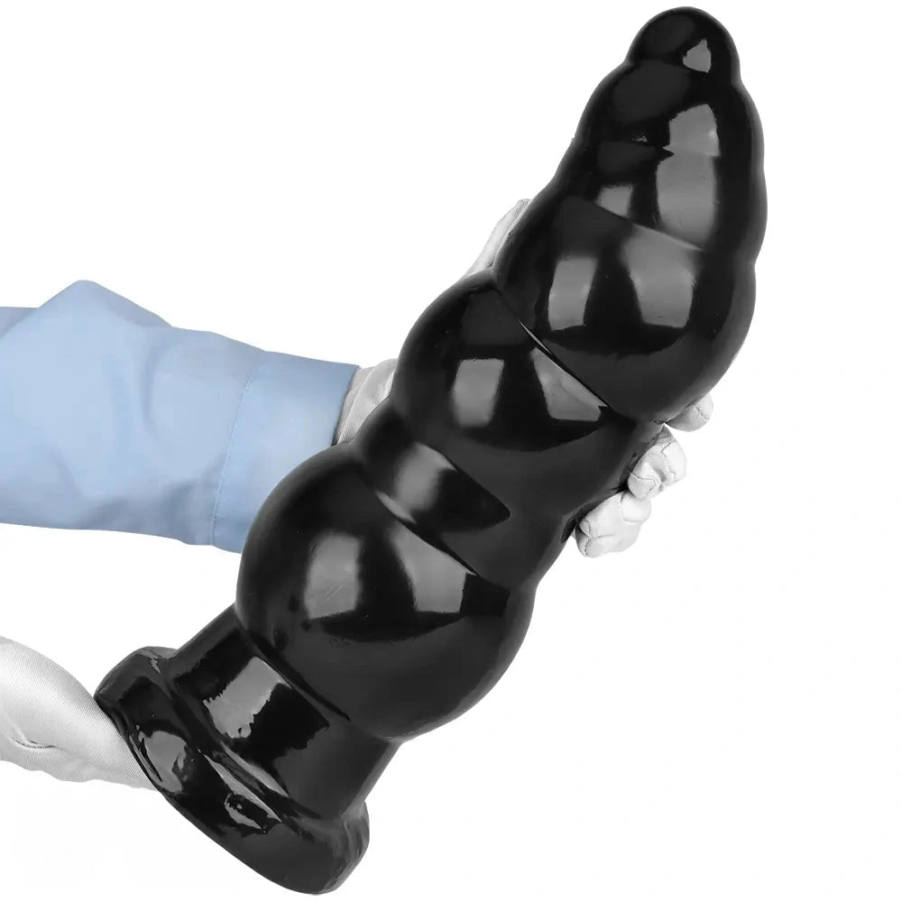 10.23in 14.56in Giant Penis Butt Plug Small Head PVC Fantasy Thick Dildo