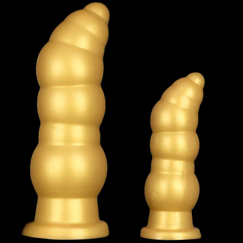 10.23in 14.56in Giant Penis Butt Plug Small Head Silicone Soft Thick Dildo