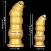 10.23in 14.56in Giant Penis Butt Plug Small Head Silicone Soft Thick Dildo