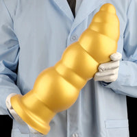 10.23in 14.56in Giant Penis Butt Plug Small Head Silicone Soft Thick Dildo