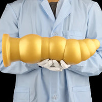 10.23in 14.56in Giant Penis Butt Plug Small Head Silicone Soft Thick Dildo