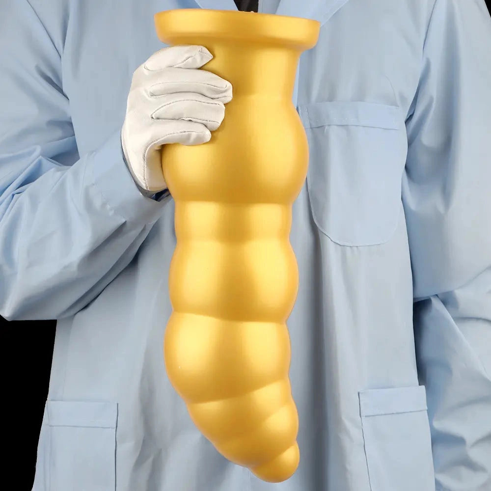 10.23in 14.56in Giant Penis Butt Plug Small Head Silicone Soft Thick Dildo