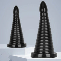 10.23in 14.56in Large Thread PVC Pagoda Thick Large Anal Plug Dildo