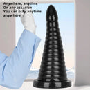 10.23in 14.56in Large Thread PVC Pagoda Thick Large Anal Plug Dildo