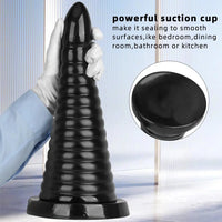 10.23in 14.56in Large Thread PVC Pagoda Thick Large Anal Plug Dildo