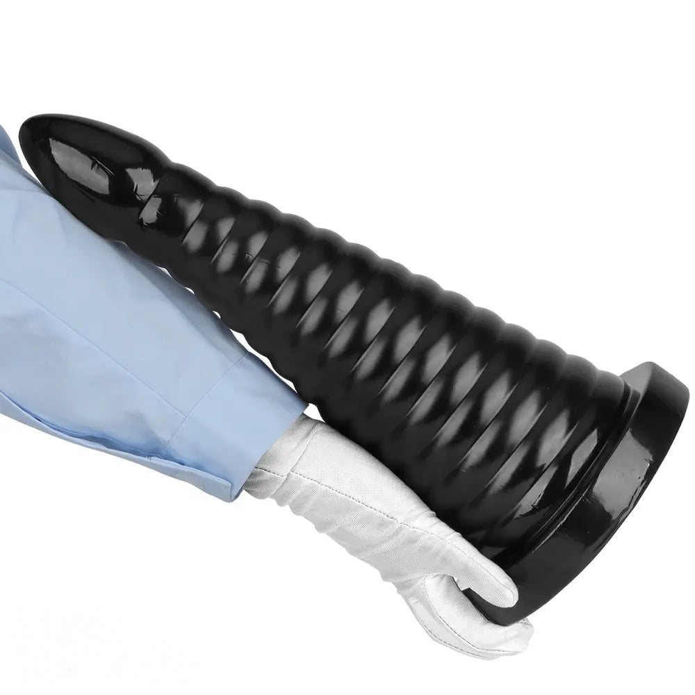 10.23in 14.56in Large Thread PVC Pagoda Thick Large Anal Plug Dildo