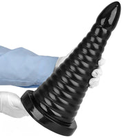 10.23in 14.56in Large Thread PVC Pagoda Thick Large Anal Plug Dildo