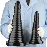10.23in 14.56in Large Thread PVC Pagoda Thick Large Anal Plug Dildo