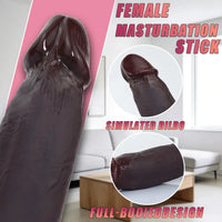 10.23in Big Realistic Skin Silicone Soft Dildo Meaty Feeling G-Spot Stimulator
