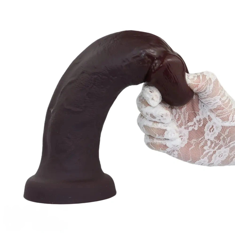 10.23in Big Realistic Skin Silicone Soft Dildo Meaty Feeling G-Spot Stimulator