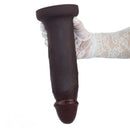 10.23in Big Realistic Skin Silicone Soft Dildo Meaty Feeling G-Spot Stimulator