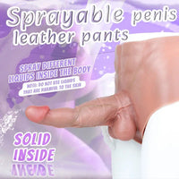 10.23in Ejaculating Dildo Pants Solid Lifelike Wearable G Spot Dildo Panty