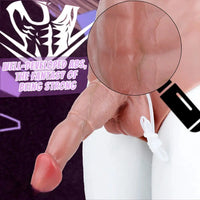10.23in Ejaculating Dildo Pants Solid Lifelike Wearable G Spot Dildo Panty