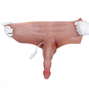 10.23in Ejaculating Dildo Pants Solid Lifelike Wearable G Spot Dildo Panty