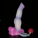 10.23in Fantasy Animal Dog Cock Knot Ejaculating Big Dildo For Couples