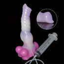 10.23in Fantasy Animal Dog Cock Knot Ejaculating Big Dildo For Couples